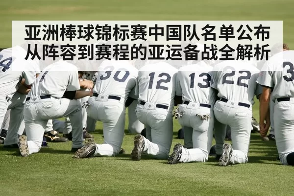 亚洲棒球锦标赛中国队名单公布 从阵容到赛程的亚运备战全解析